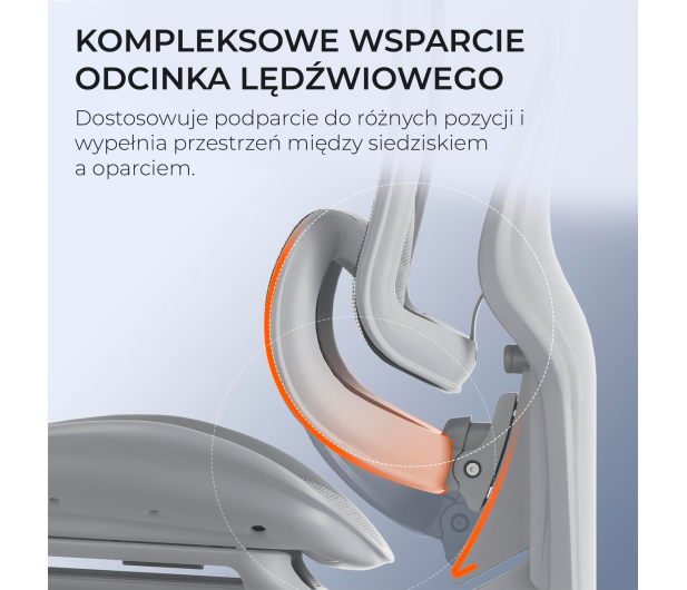 Sihoo DORO C300 PRO Mesh biały - 1542253 - zdjęcie 6